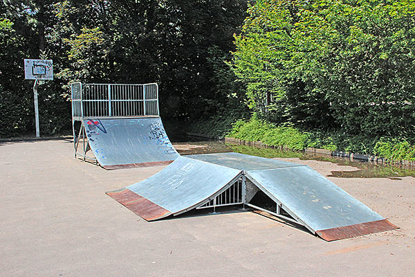 Skateranlage in der Quellenstra&szlig;e