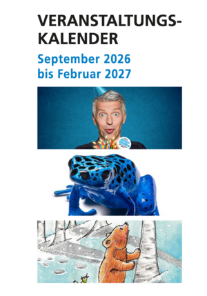 Veranstaltungskalender September 2026 bis Februar 2027