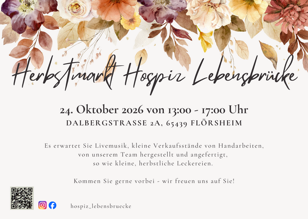 Herbstmarkt Hospiz Lebensbr&uuml;cke